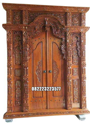 Gebyok 2 Meter Kayu Jati Ukir Jepara