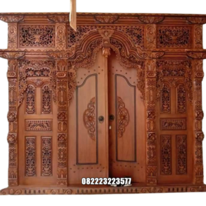 Gebyok 4 Meter Kayu Jati Ukir Jepara