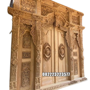 Gebyok Klasik 4 Meter Kayu Jati Perhutani