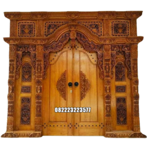 Pintu Gebyok 3 Meter Kayu Jati Jepara