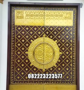 Pintu Nabawi Ukir Kayu Jati Jepara