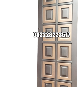 Pintu Kamar Kayu Jati Motif Panel Minimalis