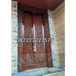 Kusen Pintu Ukiran Jepara Kayu Jati Motif Klasikan