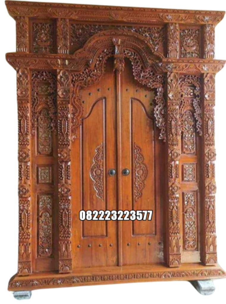 Gebyok 2 Meter Kayu Jati Ukir Jepara